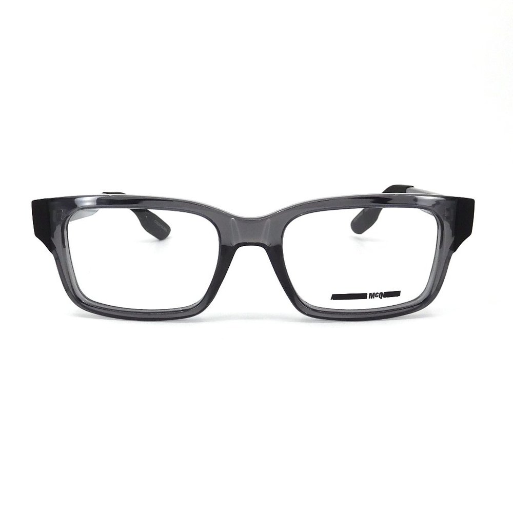 Men's McQ Grey & Black Eyeglasses